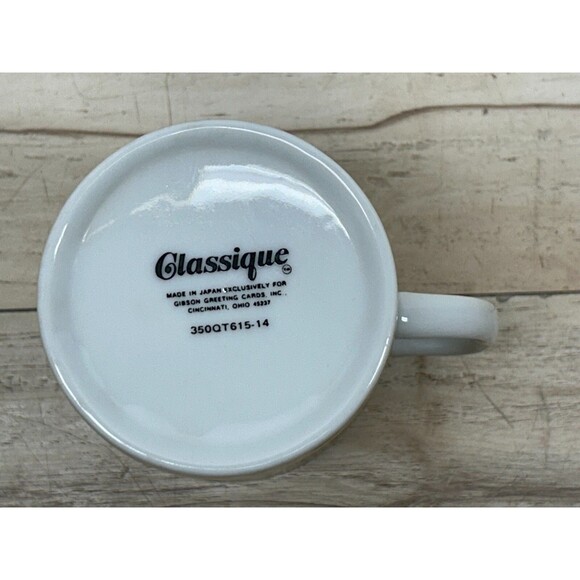 Classique Gibson Greeting Cards Turtle Humor Ceramic Coffee MugMade In Japan - Picture 8 of 11